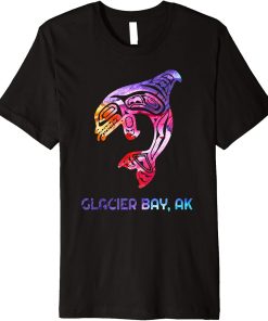 Glacier Bay Alaska Native American Orca Killer Whale Premium T-Shirt