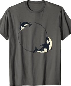 Men Women Cool Orcas Whale Cute Orca Lover T-Shirt